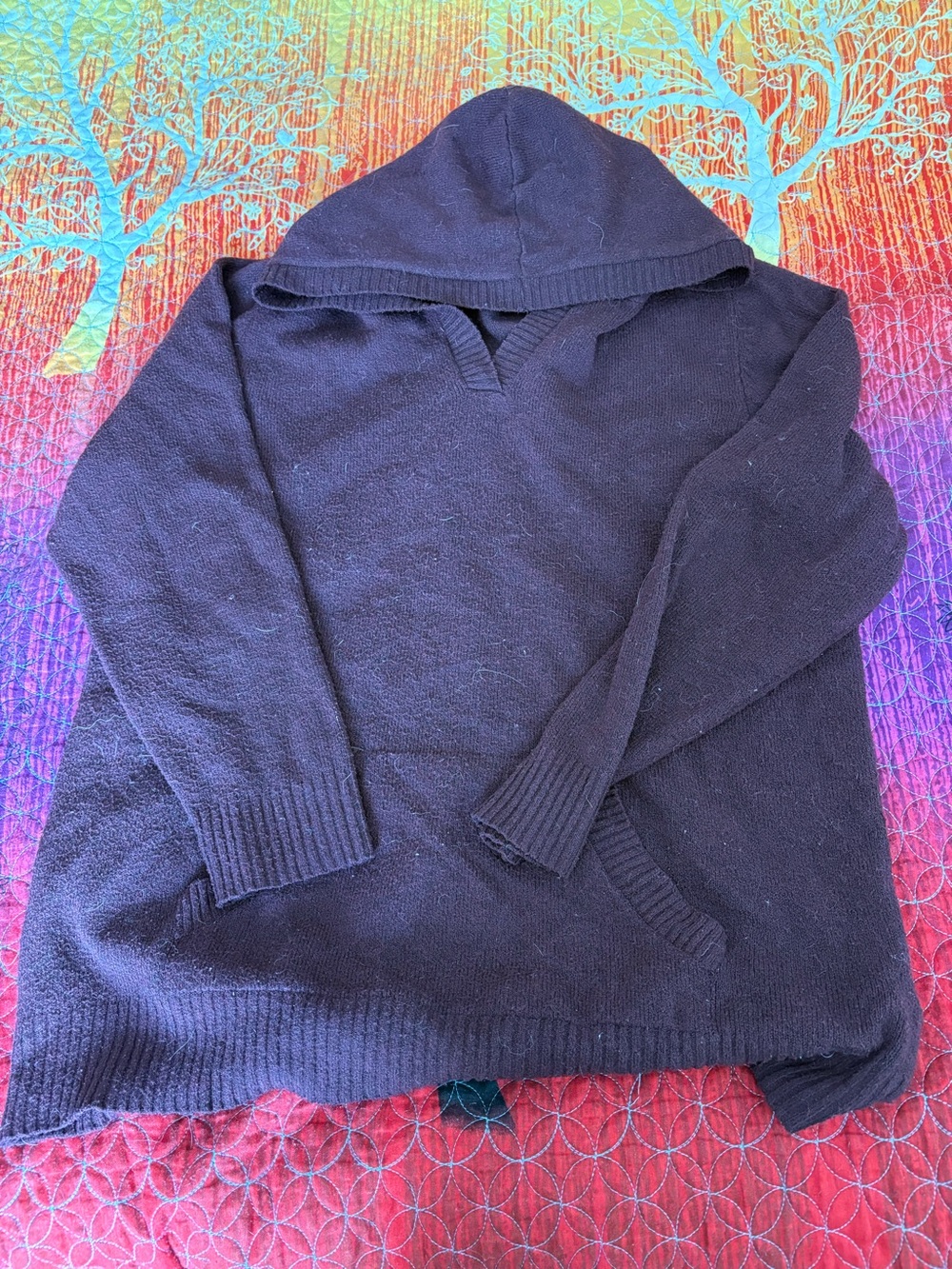 Market & Spruce Hooded Crewneck Sweater
